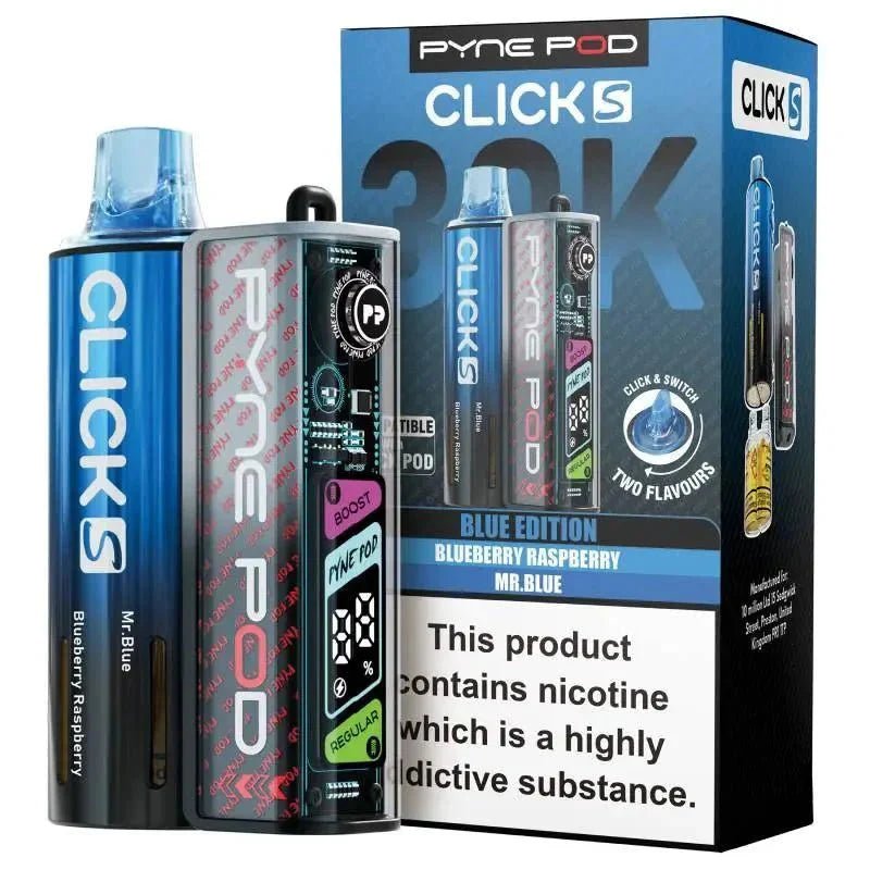 Buy Pyne Pod Click S 30K Pod Vape Kit Pack of 5 - Blue Edition