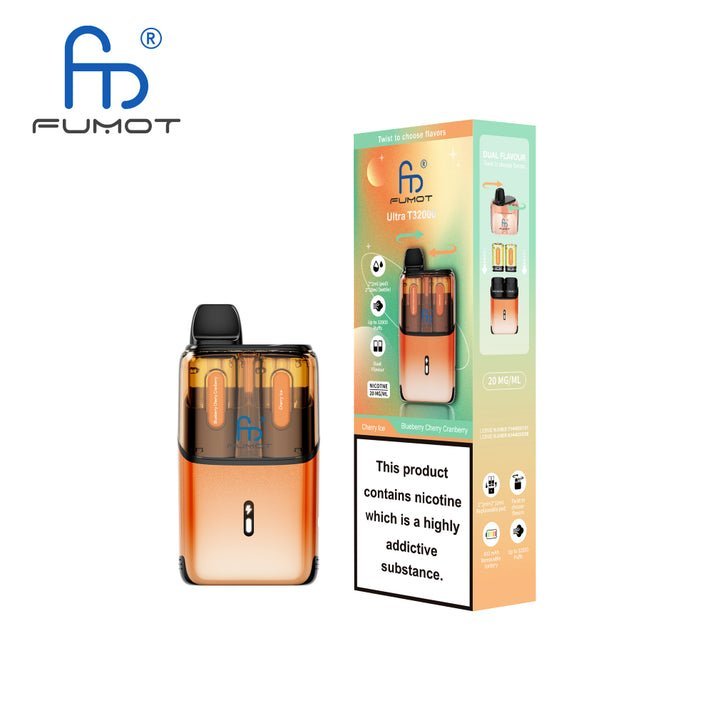 Buy RandM Fumot T32000 Ultra Prefilled Pod Kit Pack of 5 - Cherry Ice / Blueberry Cherry Cranberry