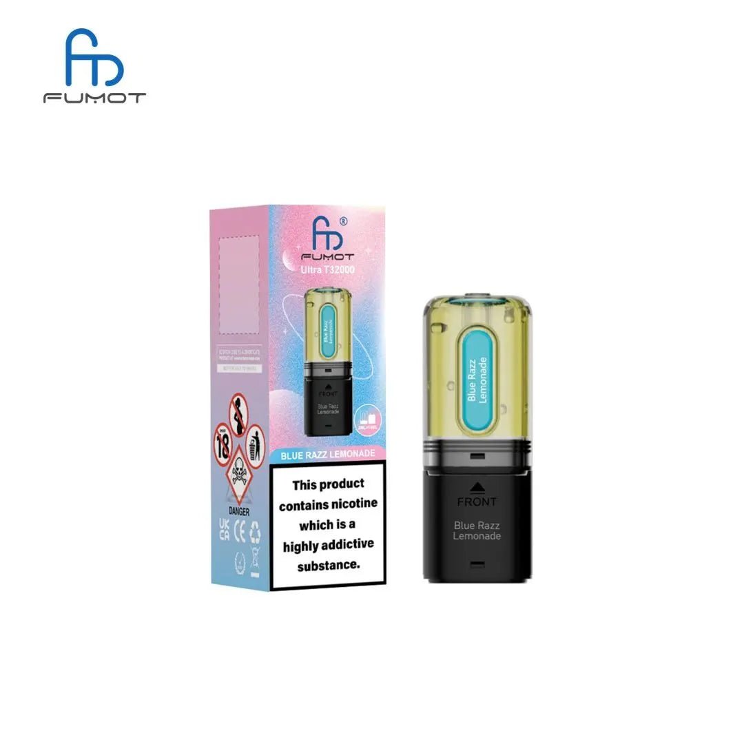 Buy RandM Fumot T32000 Ultra Replacement Pods Pack of 5 - Blue Razz Lemonade