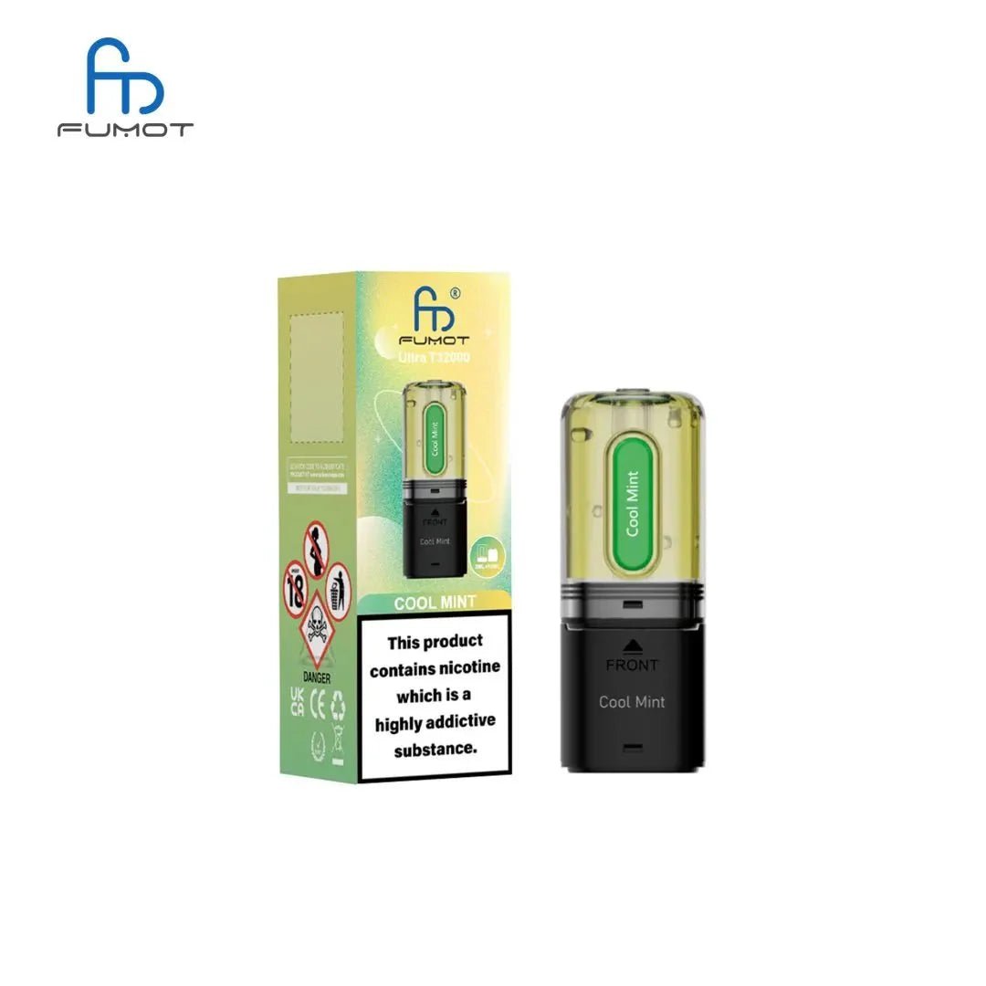 Buy RandM Fumot T32000 Ultra Replacement Pods Pack of 5 - Cool Mint