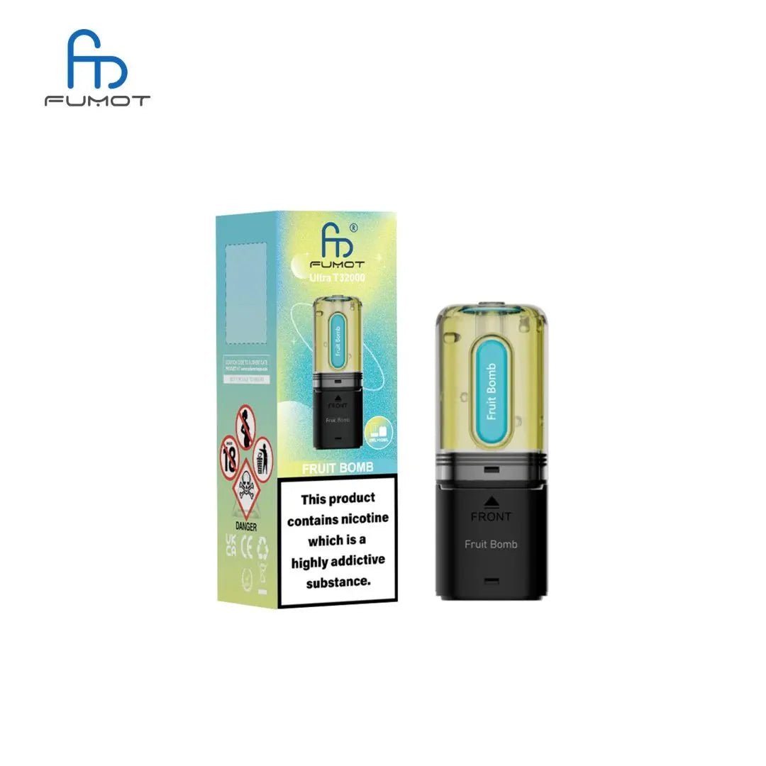 Buy RandM Fumot T32000 Ultra Replacement Pods Pack of 5 - Fruit Bomb