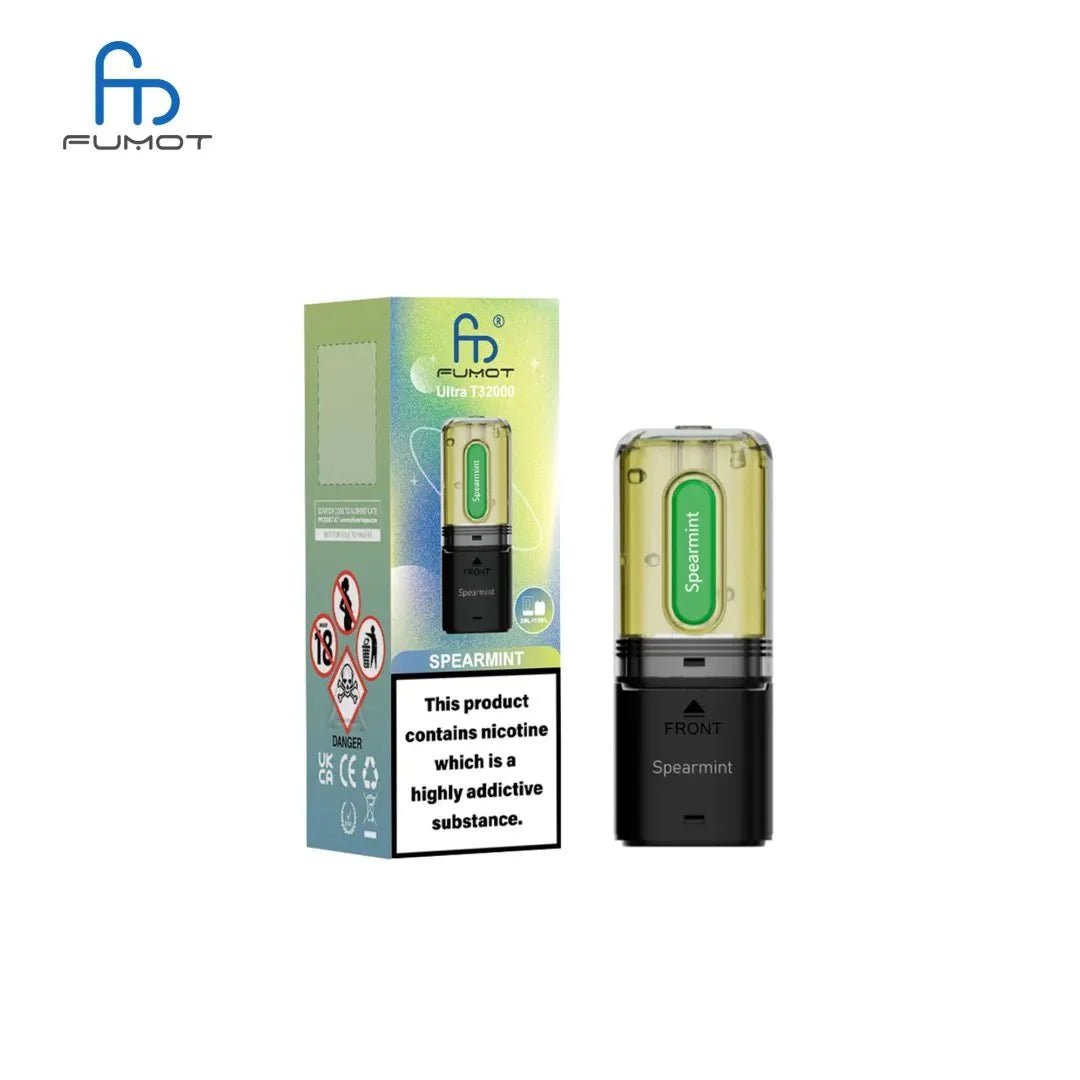 Buy RandM Fumot T32000 Ultra Replacement Pods Pack of 5 - Spearmint