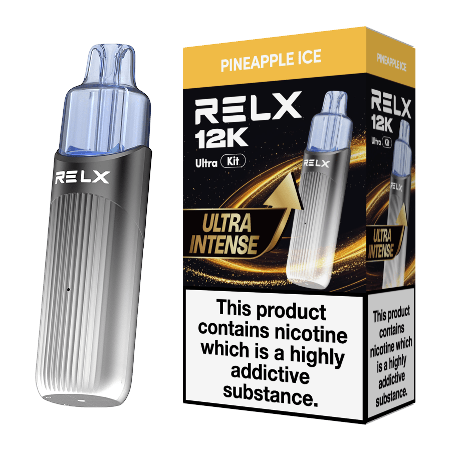 Buy Relx 12k Ultra Pod Vape Kit Box of 5 - Pineapple Ice