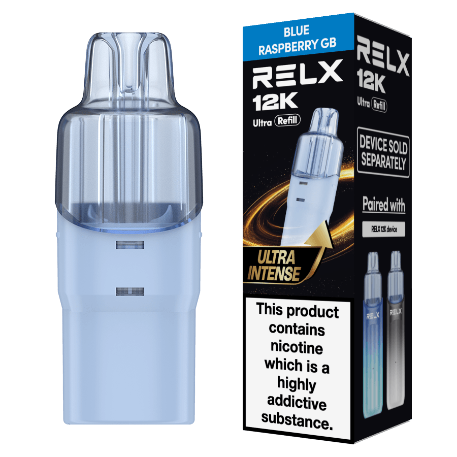 Buy Relx 12k Ultra Refill Pods Pack of 5 - Blue Raspberry GB