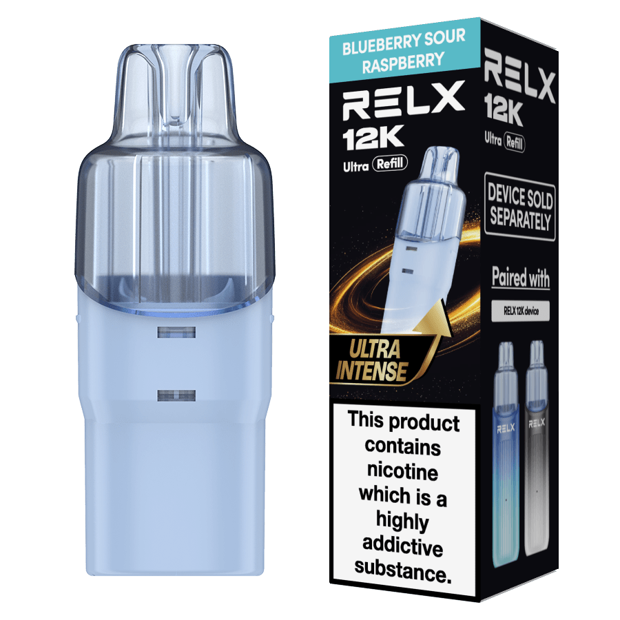 Buy Relx 12k Ultra Refill Pods Pack of 5 - Blueberry Sour Raspberry