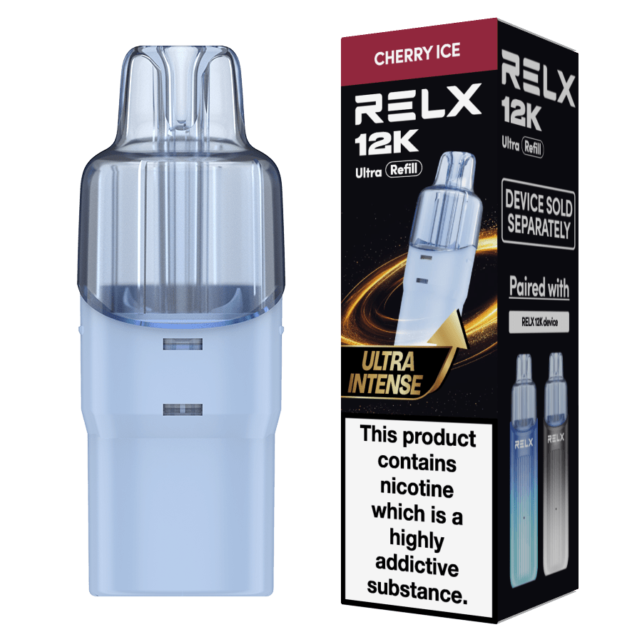 Buy Relx 12k Ultra Refill Pods Pack of 5 - Cherry Ice