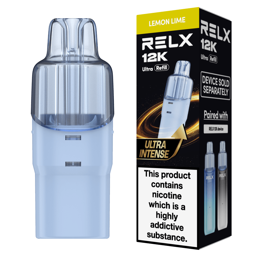 Buy Relx 12k Ultra Refill Pods Pack of 5 - Lemon Lime