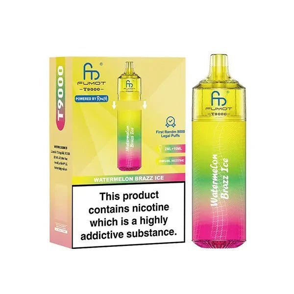 Buy R&M Fumot T9000 Prefilled Vape Pack of 5 - Blueberry Raspberry