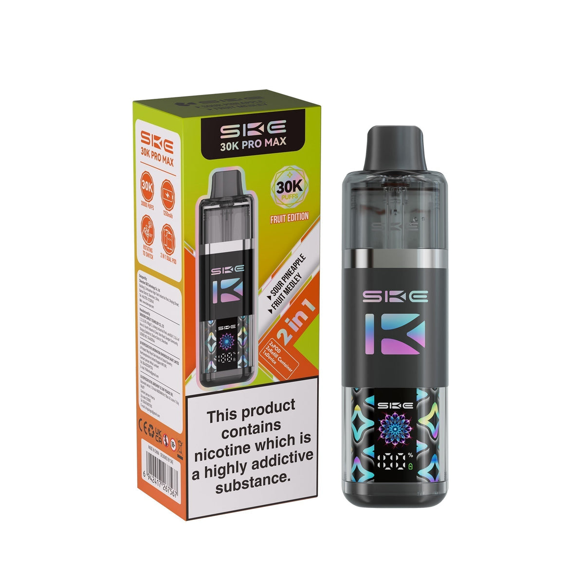 Buy SKE 30k Pro Max Vape Box of 5 - Fruit Edition