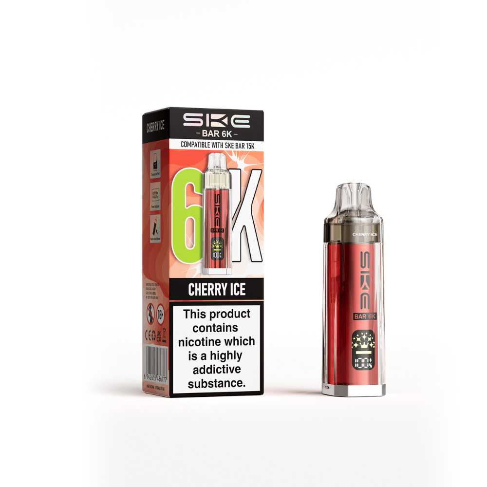 Buy SKE Bar 6K Prefilled Pod Kit Box of 5 - Cherry Ice