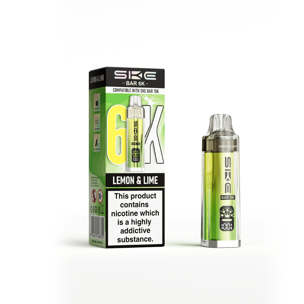 Buy SKE Bar 6K Prefilled Pod Kit Box of 5 - Lemon Lime