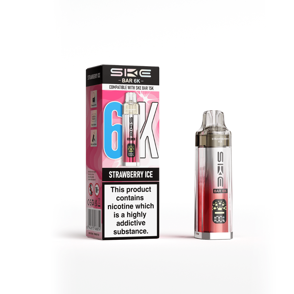 Buy SKE Bar 6K Prefilled Pod Kit Box of 5 - Strawberry Ice