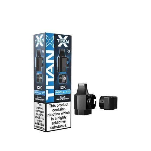 Buy Titan X Replacement Pods - Pack of 10 - Blueberry Raspberry