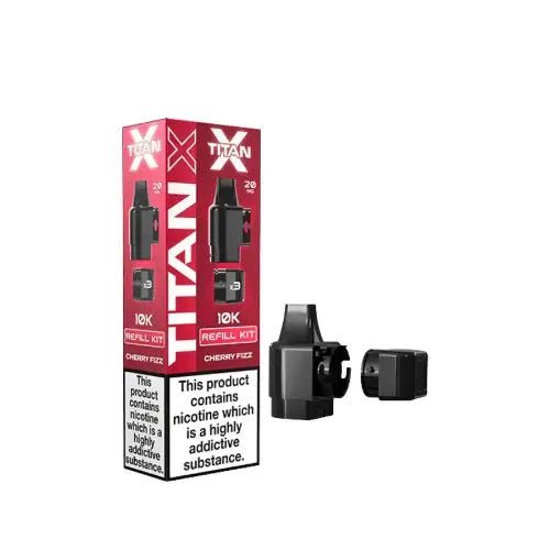 Buy Titan X Replacement Pods - Pack of 10 - Cherry Fizz