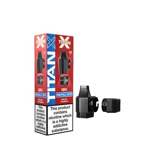 Buy Titan X Replacement Pods - Pack of 10 - Fruit Punch