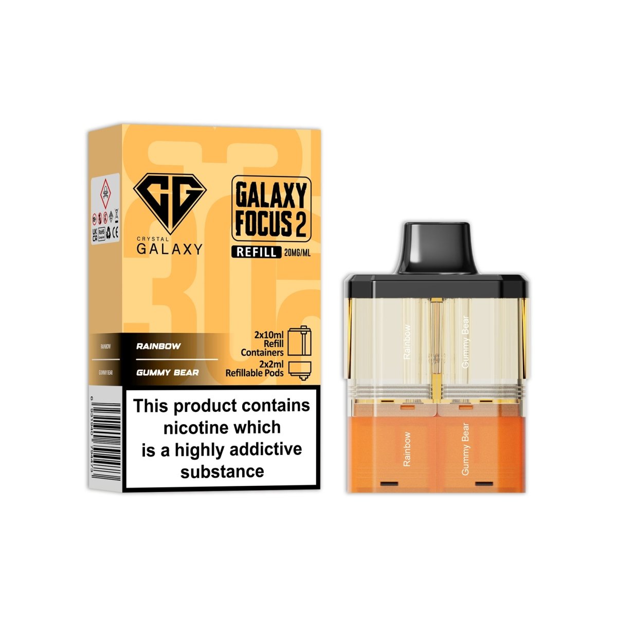 Crystal Galaxy Focus 2 Replacement Pods - Best Vape Wholesale