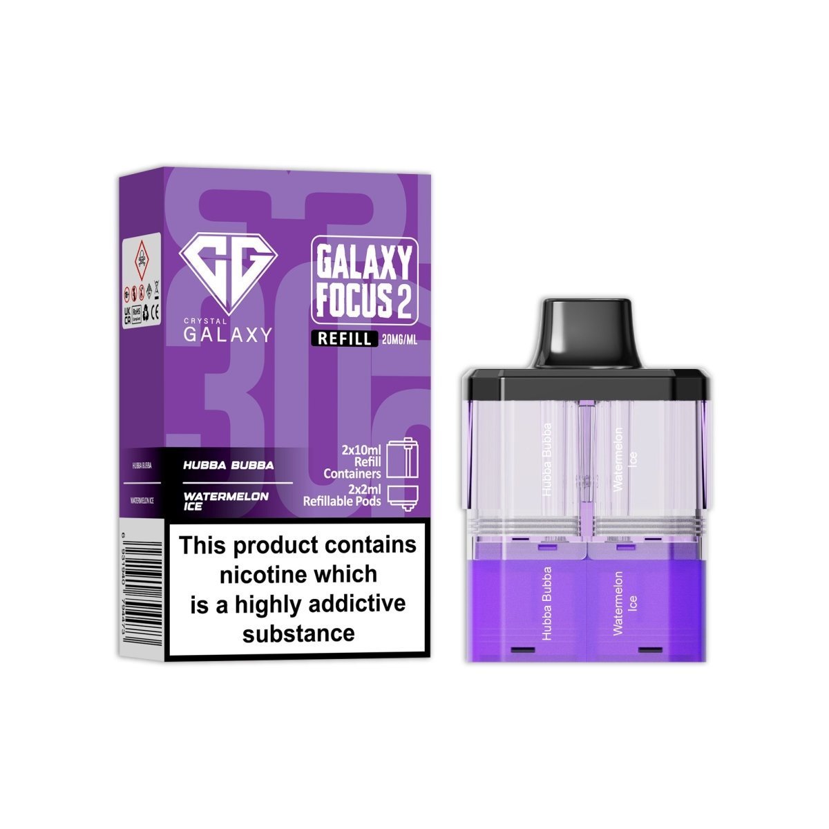 Crystal Galaxy Focus 2 Replacement Pods - Best Vape Wholesale