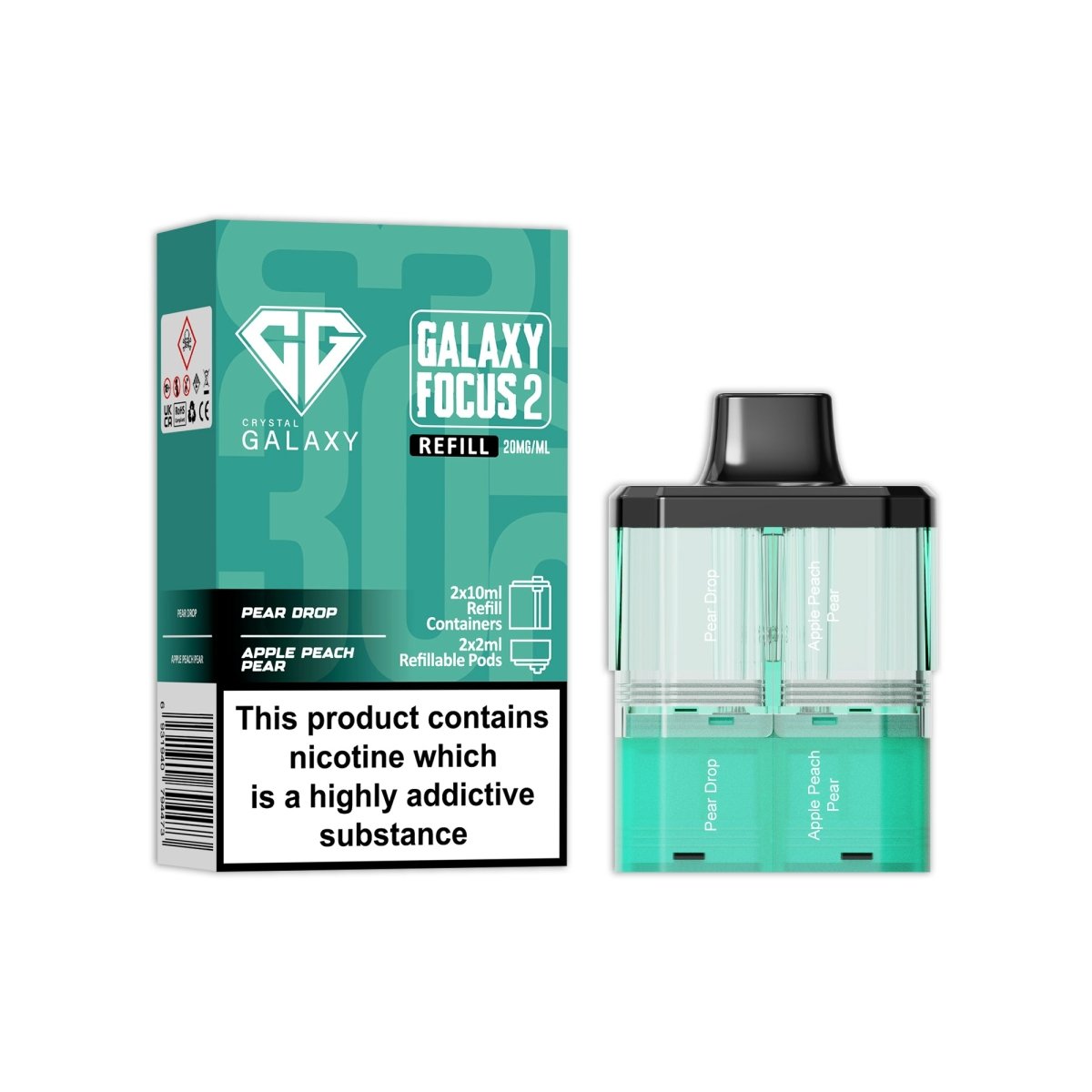 Crystal Galaxy Focus 2 Replacement Pods - Best Vape Wholesale