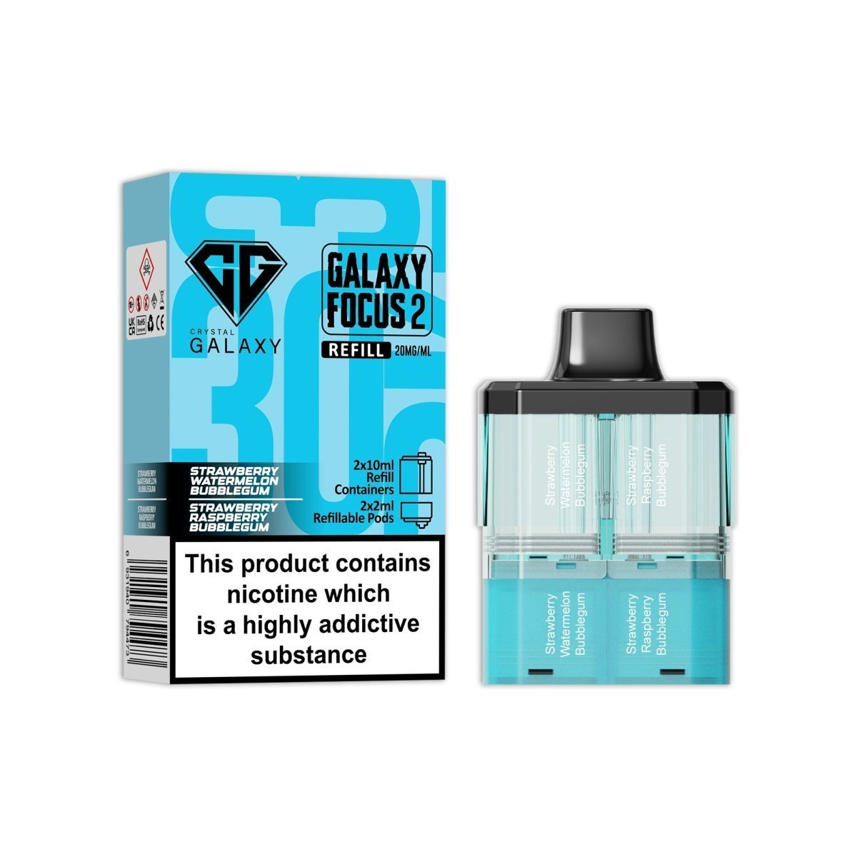 Crystal Galaxy Focus 2 Replacement Pods - Best Vape Wholesale