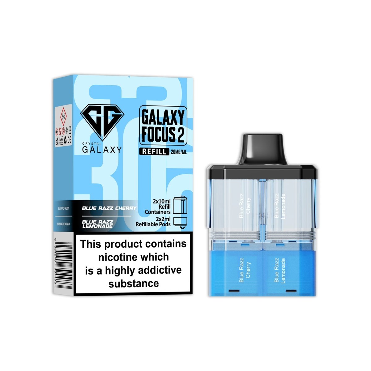 Crystal Galaxy Focus 2 Replacement Pods - Best Vape Wholesale