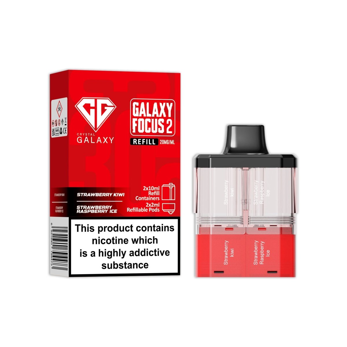 Crystal Galaxy Focus 2 Replacement Pods - Best Vape Wholesale