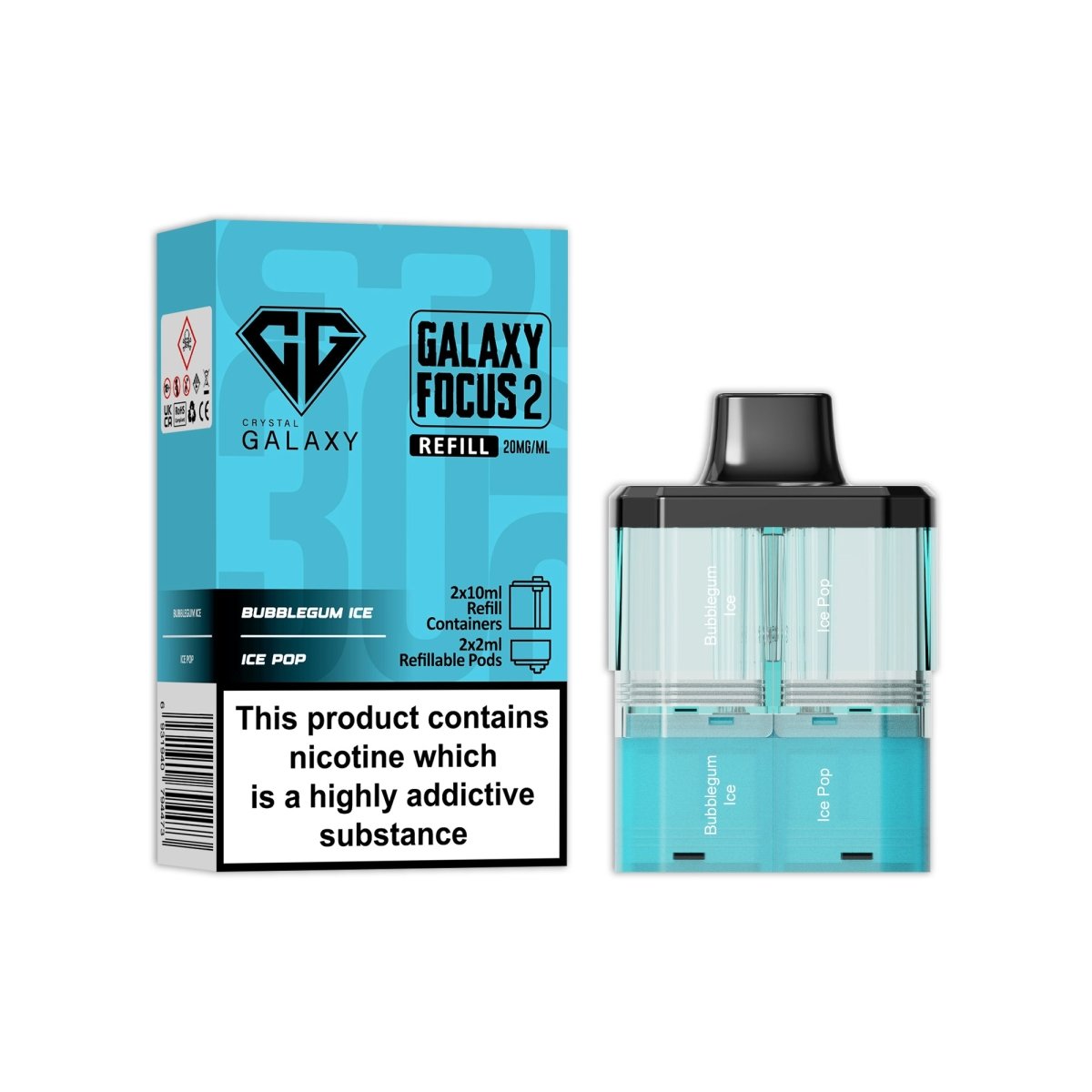 Crystal Galaxy Focus 2 Replacement Pods - Best Vape Wholesale