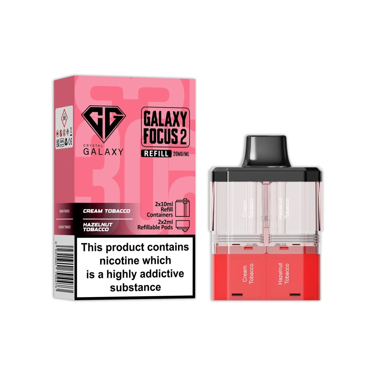 Crystal Galaxy Focus 2 Replacement Pods - Best Vape Wholesale