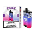 Buy Crystal Galaxy Focus 30k Disposable Vape Pack of 5 - Black Mamba & Blue Fusion