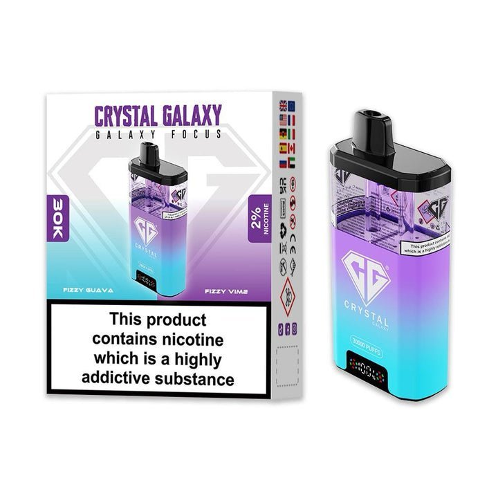 Crystal Galaxy Focus 30k Disposable Vape Pack of 5 - Best Vape Wholesale