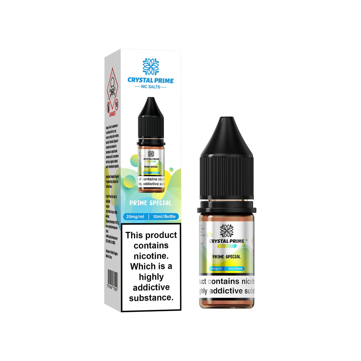 Crystal Prime 7000 Nic Salts 10ml Box of 10 - Best Vape Wholesale