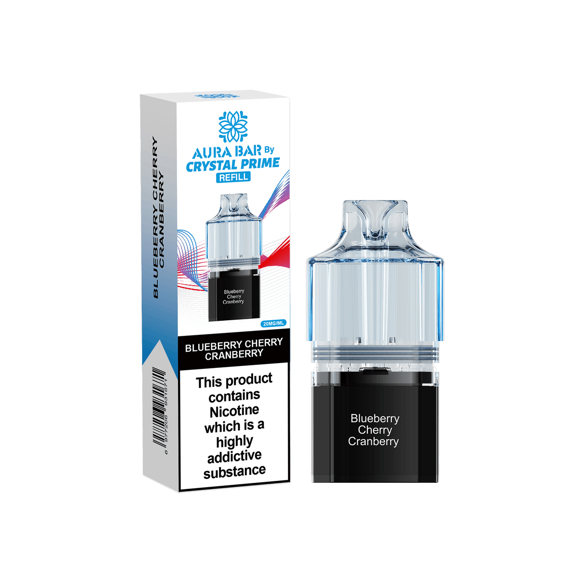 Crystal Prime Aura Bar 10k Replacement Pods Box of 5 - Best Vape Wholesale