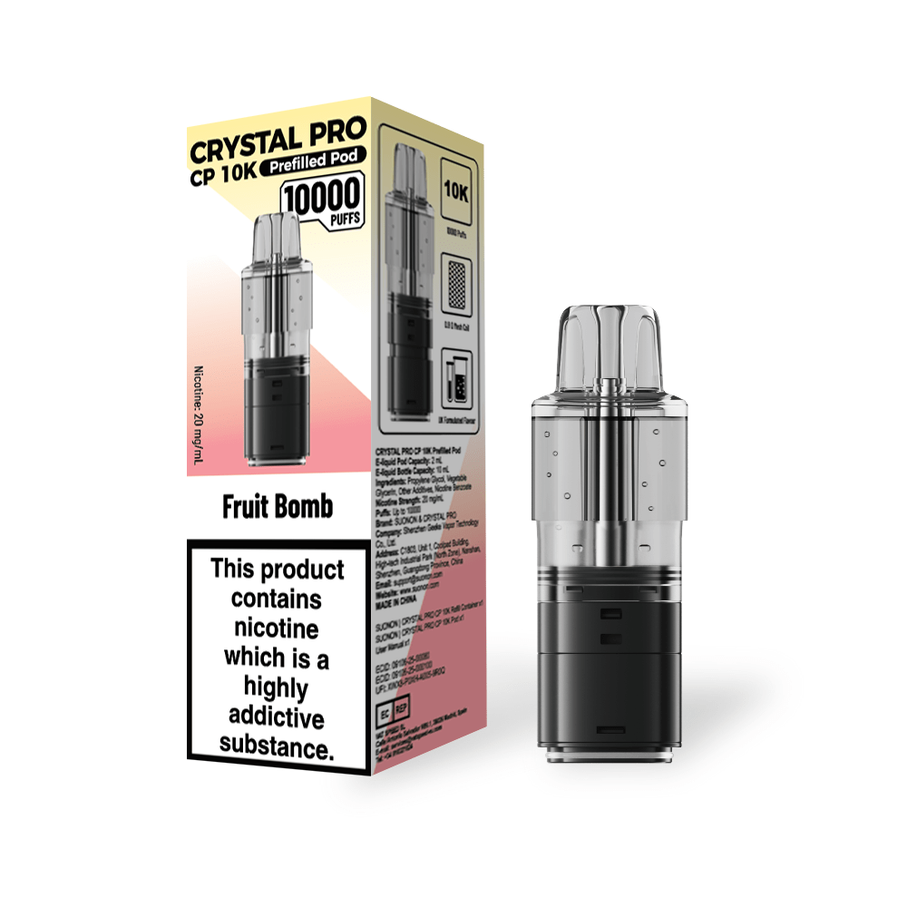 Buy Crystal Pro CP 10k Replacement Pods Box of 5 - Fruit Bomb