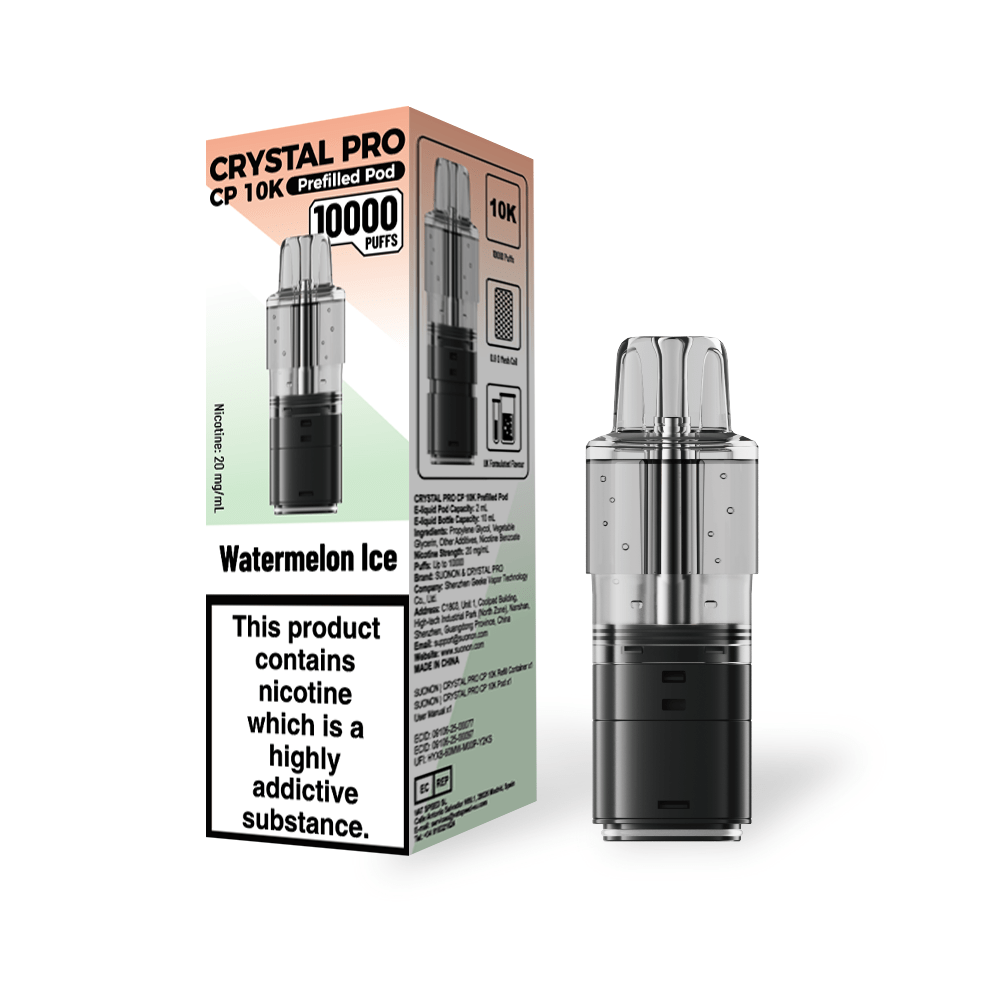 Buy Crystal Pro CP 10k Replacement Pods Box of 5 - Watermelon Ice