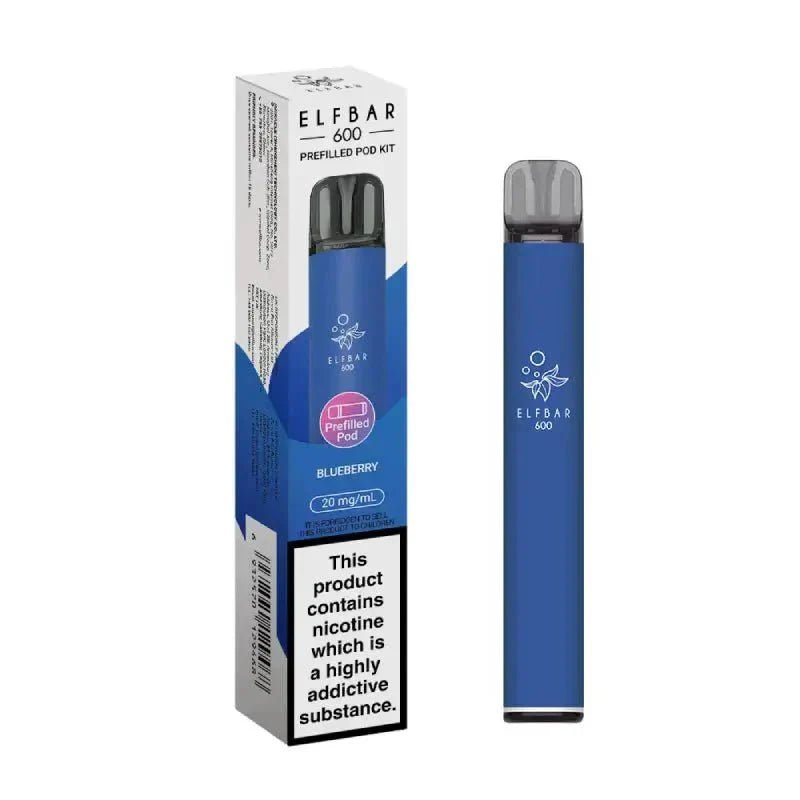 Buy Elf Bar 600 Prefilled Pod Kit Box of 10 - Blueberry