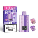 Buy Elf Bar Dual 10K Prefilled Pod Vape 2 in 1 (Pack of 5) - Grape Edition