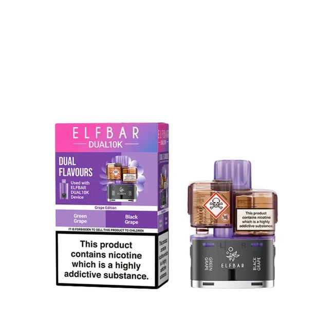 Elf Bar Dual 10K Replacement Pods - Best Vape Wholesale