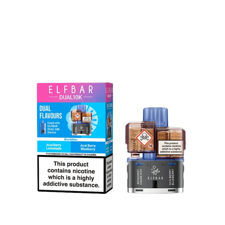 Elf Bar Dual 10K Replacement Pods - Best Vape Wholesale