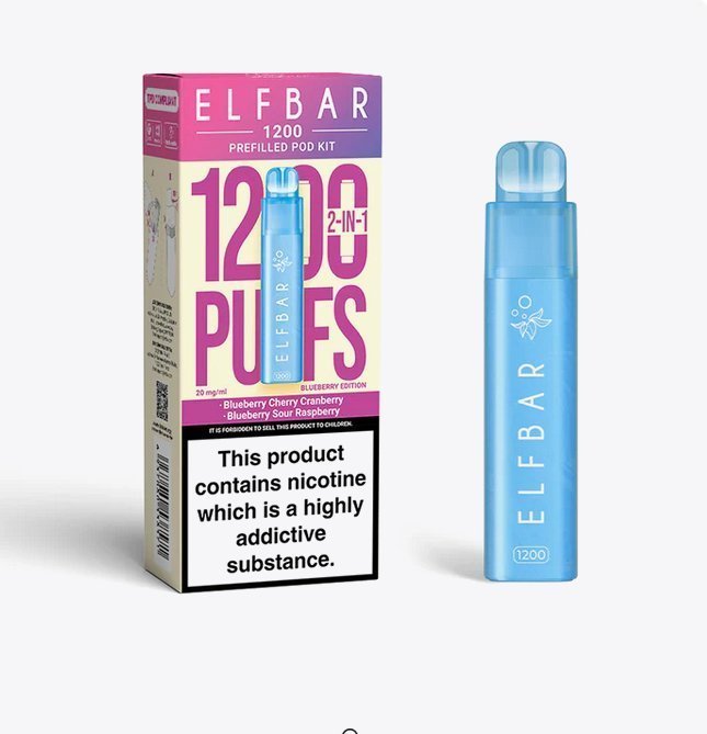 Elfbar 1200 Puffs 2 in 1 Prefilled Pod Kit Box of 5 - Best Vape Wholesale