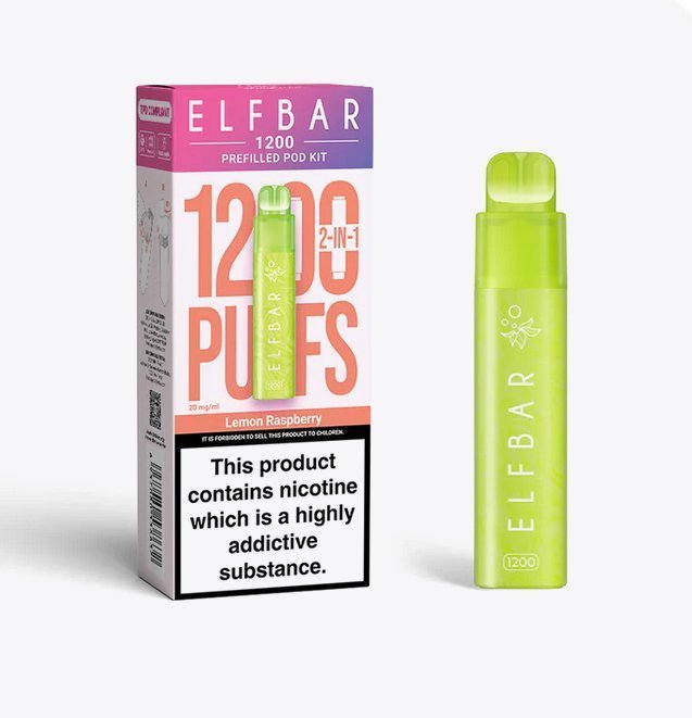Elfbar 1200 Puffs 2 in 1 Prefilled Pod Kit Box of 5 - Best Vape Wholesale