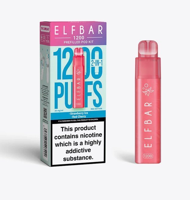 Elfbar 1200 Puffs 2 in 1 Prefilled Pod Kit Box of 5 - Best Vape Wholesale