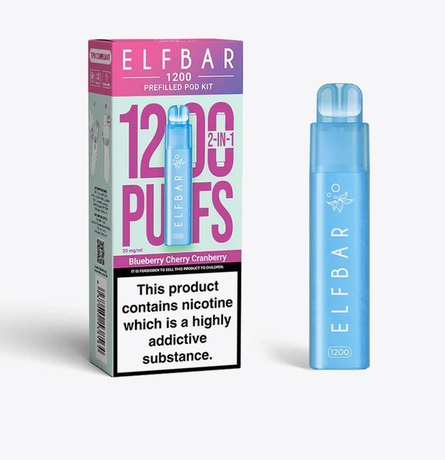 Elfbar 1200 Puffs 2 in 1 Prefilled Pod Kit Box of 5 - Best Vape Wholesale