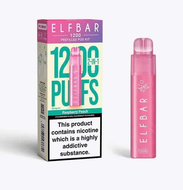 Elfbar 1200 Puffs 2 in 1 Prefilled Pod Kit Box of 5 - Best Vape Wholesale