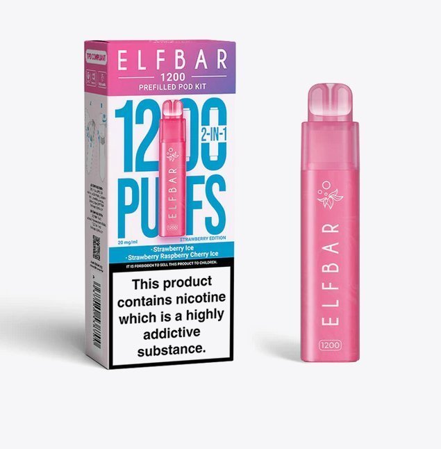 Elfbar 1200 Puffs 2 in 1 Prefilled Pod Kit Box of 5 - Best Vape Wholesale