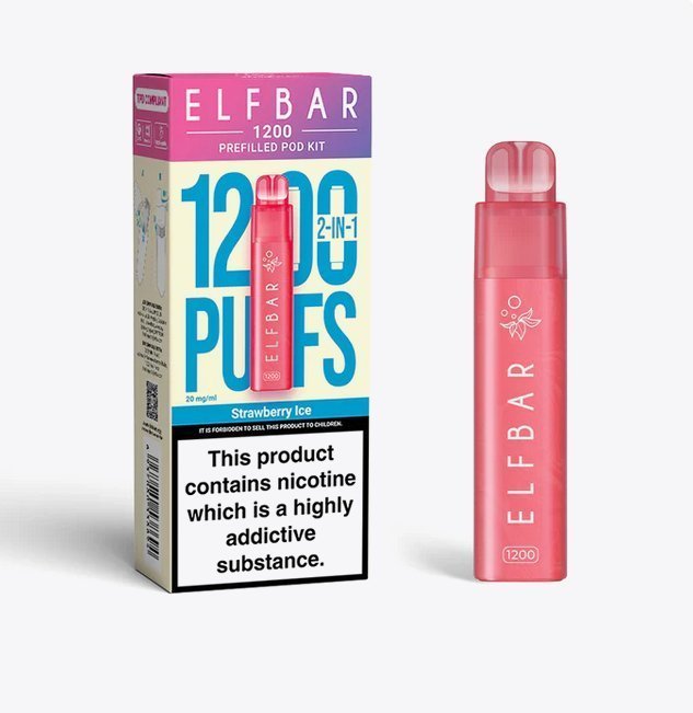 Elfbar 1200 Puffs 2 in 1 Prefilled Pod Kit Box of 5 - Best Vape Wholesale