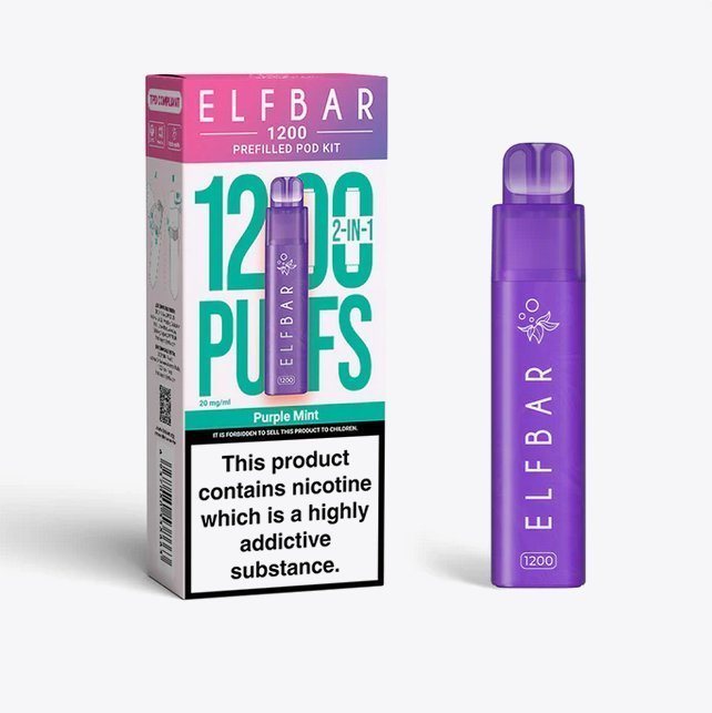 Elfbar 1200 Puffs 2 in 1 Prefilled Pod Kit Box of 5 - Best Vape Wholesale