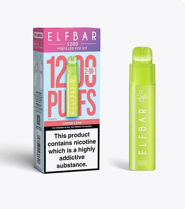 Elfbar 1200 Puffs 2 in 1 Prefilled Pod Kit Box of 5 - Best Vape Wholesale