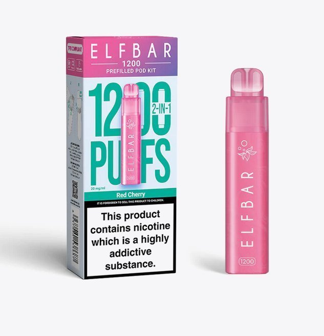 Elfbar 1200 Puffs 2 in 1 Prefilled Pod Kit Box of 5 - Best Vape Wholesale