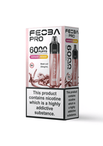 Buy Feoba Pro 6000 Prefilled Vape Box of 5 - Raspberry Lemonade