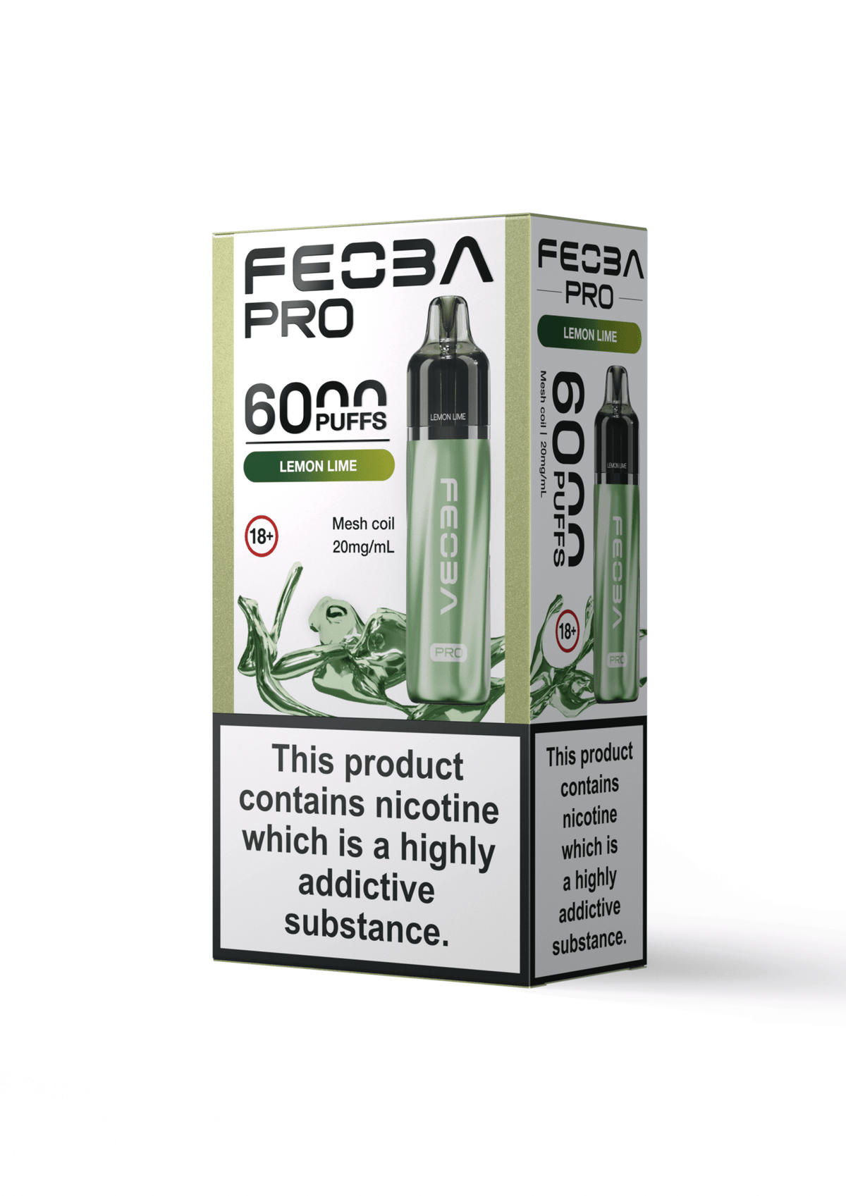 Feoba Pro 6000 Disposable Vape Box of 5 - Best Vape Wholesale