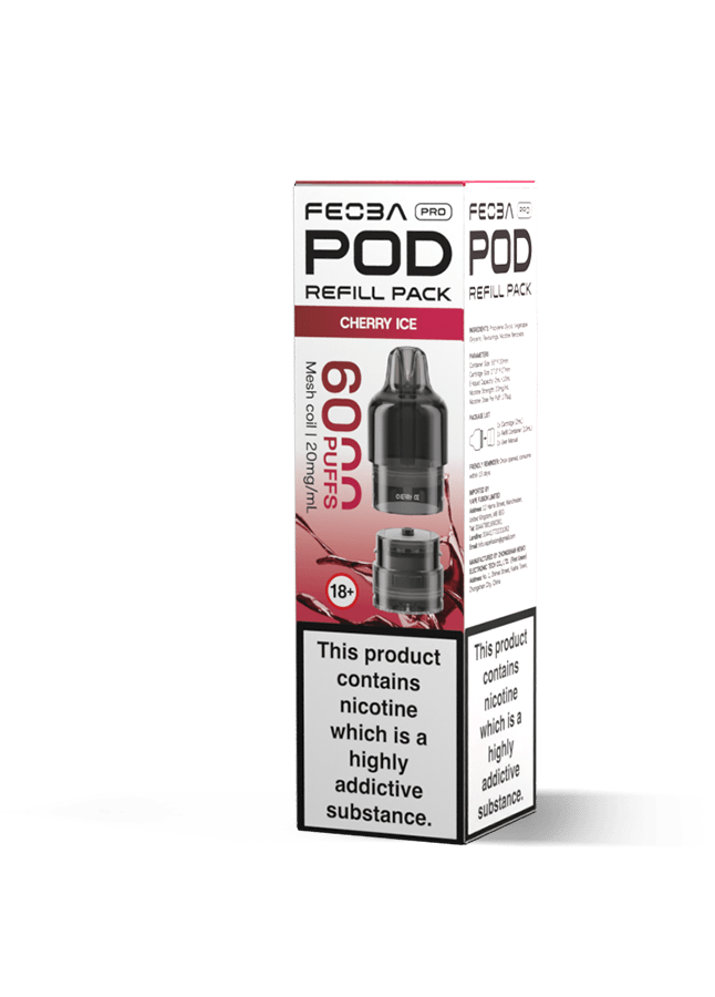 Feoba Pro 6000 Replacement Pods Box of 5 - Best Vape Wholesale